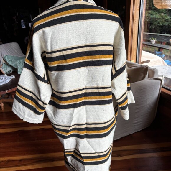 Striped Duster Coat - Picture 2 of 4